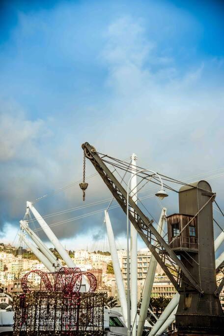 La Finestra Sul Cielo Del Porto Antico Di Genova Lägenhet Exteriör bild